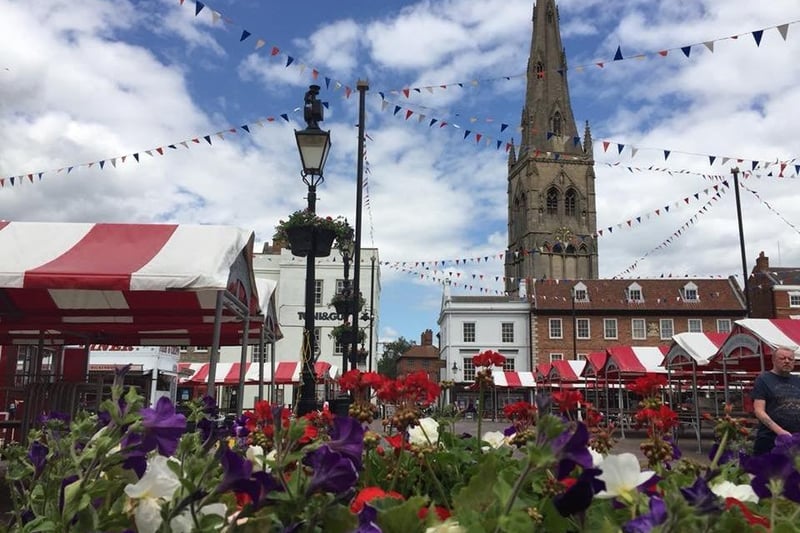 Newark market place - The fifth most common place people left the area for was Newark and Sherwood with 264 departures in the year to June 2019. EMN-210415-161704001