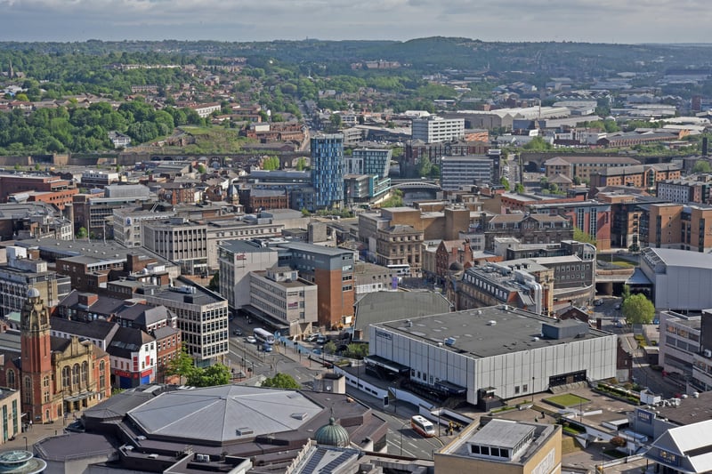 Sheffield City Centre - The ninth most common place people left the area for was Sheffield with 112 departures in the year to June 2019. PPP-191023-115520003