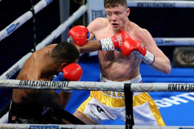 Carl Fail was an impressive winner over Jordan Dujon in his professional debut last month