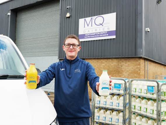 David Rodger, the manager at McQueens Dairies' new depot in St James Mill Business Park, Northampton
