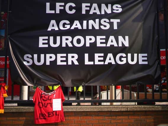 Football fans across the country have reacted angrily to the plans for a European Super League