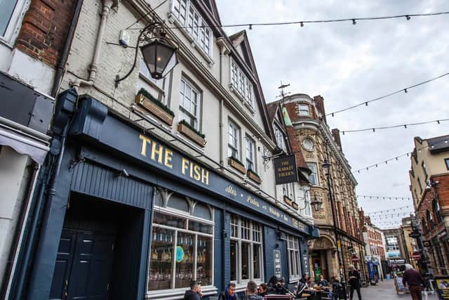 The Fish pub, formerly The Market Tavern, on Fish Street reopened on Monday after the lockdown. Photo: KIrsty Edmonds