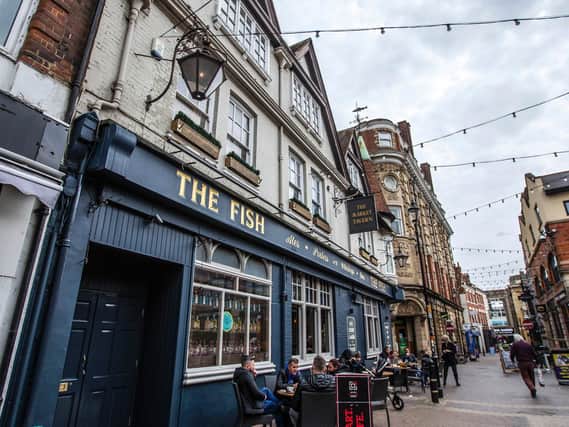 The Fish pub, formerly The Market Tavern, on Fish Street reopened on Monday after the lockdown. Photo: KIrsty Edmonds