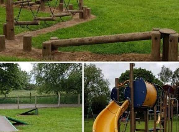 Much of the equipment at the playground at Kislingbury Playing Fields has become broken beyond repair