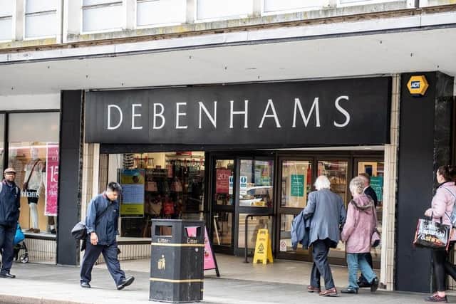 Debenhams in Drapery will shut by mid-May.