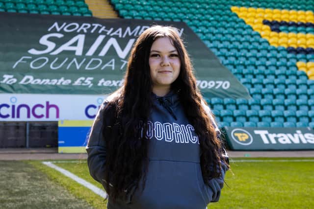 Tia Roberts from Northampton Saints Foundation’s HITZ programme