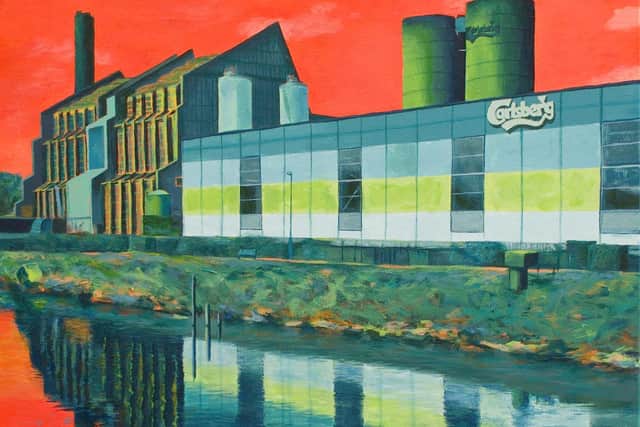 Sophie Slade's painting of the Carlsberg brewery