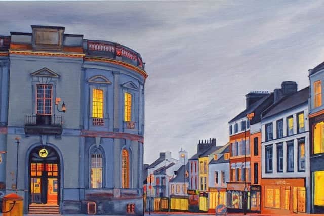 Sophie Slade's painting of Bridge Street