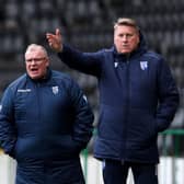 Steve Evans and his assistant Paul Raynor.