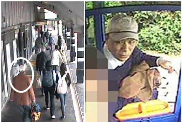 Du arrived at Northampton train station (left) before catching a bus to Wootton — asking the driver for directions as he got off