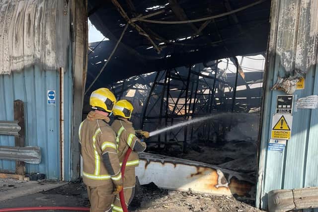 Damage to a unit.