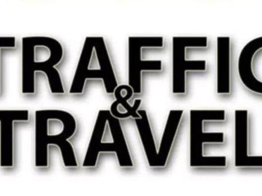 One lane is blocked at the Wilby Way roundabout on the A45
