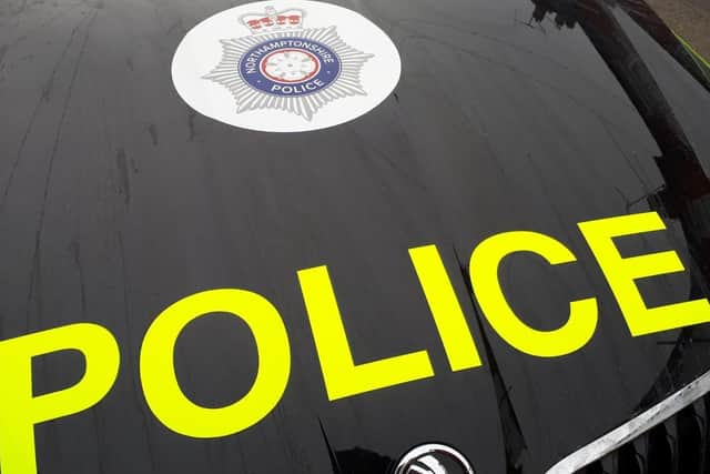 Detectives are hunting a thief who used scaffolding to burgle a Northampton property on Thursday lunchtime