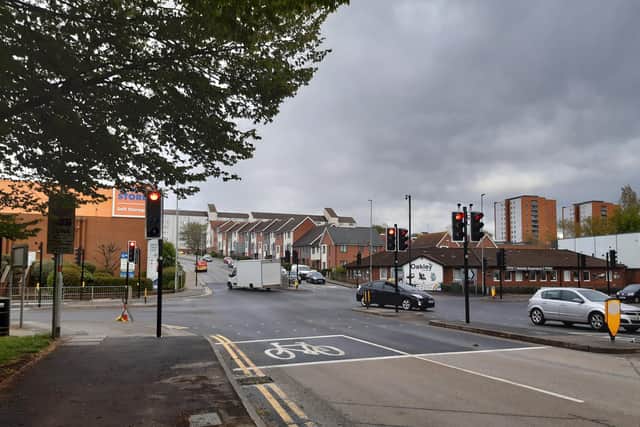 The completed works at the Spencer Bridge Road and St Andrew's Road junction