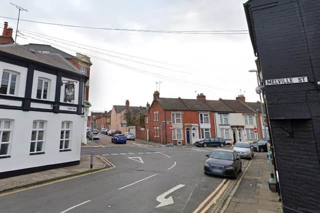 Police are hunting the attacker who struck near the junction of Melville Street and Talbot Road on April 22