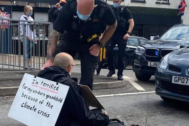Northamptonshire Police moved Ian on