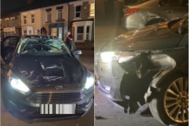The car has been written off following the incident on Saturday (May 1).