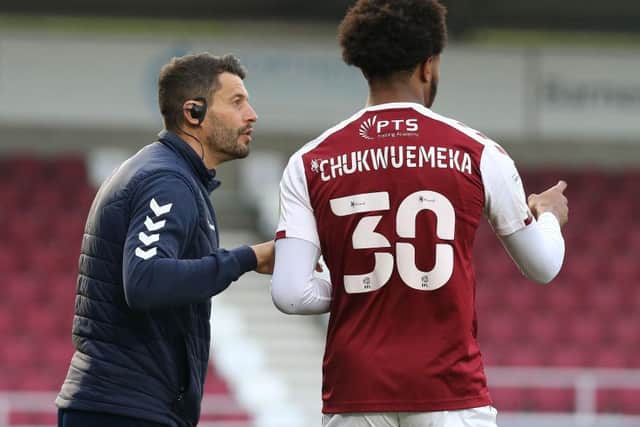 Caleb Chukwuemeka has made 27 appearances this season.
