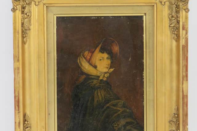 The lost 'Bonnet Portrait' of Emily Brontë being auctioned by Humbert & Ellis Auctioneers