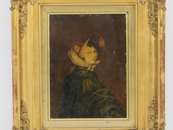 The lost 'Bonnet Portrait' of Emily Brontë being auctioned by Humbert & Ellis Auctioneers