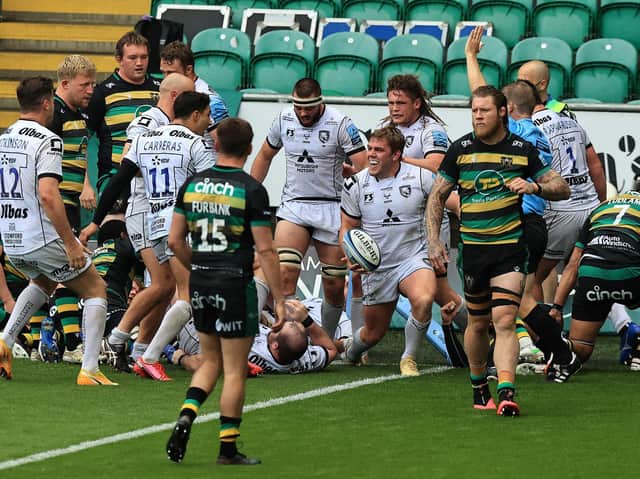 It was a miserable afternoon for Saints at Franklin's Gardens