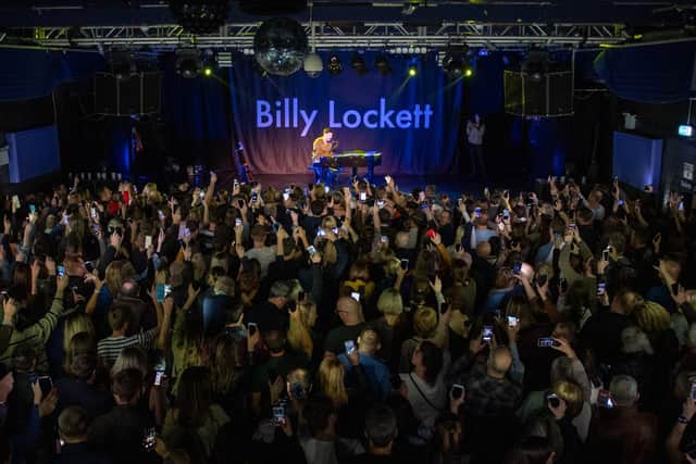 Billy Lockett headlining the Roadmender in January, 2020. Photo by David Jackson.