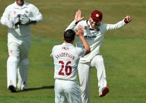 Gareth Berg and Ben Sanderson claimed 19 of the 20 Sussex wickets to fall
