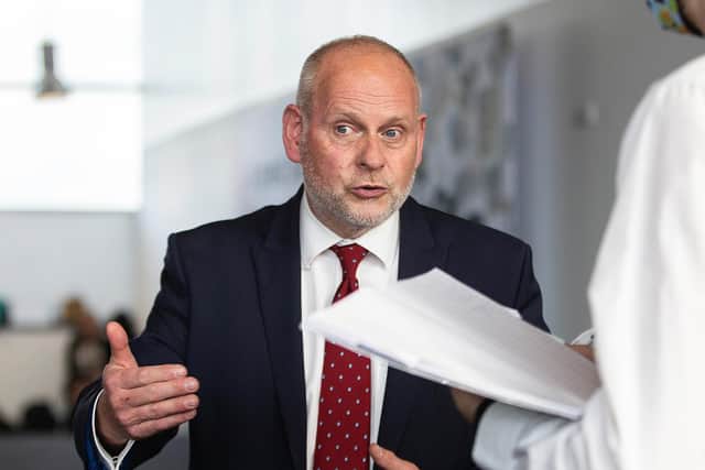 Leader of West Northamptonshire Council, Cllr Jonathan Nunn (Con)