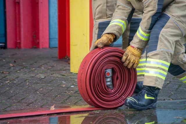 Firefighters tackled a fire they believe was started 'deliberately' at Sidebrook Court last night.