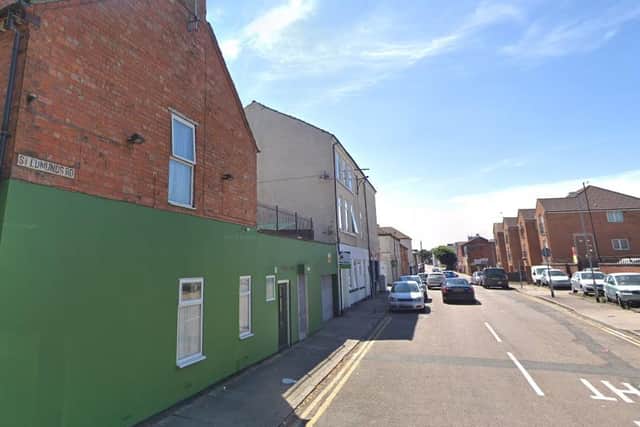 The incident happened in St Edmunds Road in the town