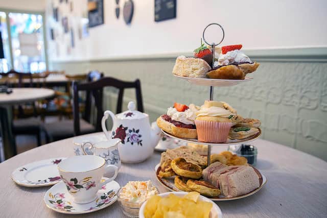 The family is hoping their vintage afternoon teas will be a hit. Photo: Kirsty Edmonds.