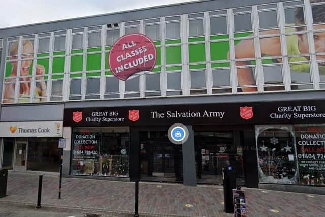 The flats could be built above The Salvation Army store. Photo: Google