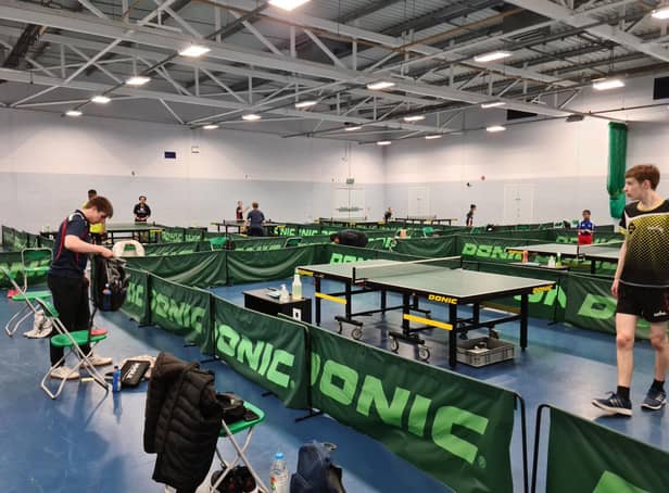 Westfield Table Tennis Club was the setting for the Northants County Junior & Cadet Tournament