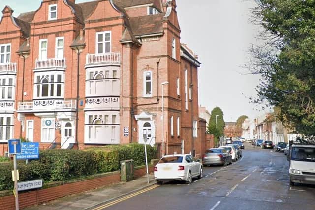 The incident happened at around 8pm in Palmerston Road
