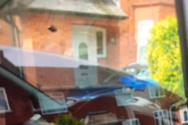 Police spotted a van with windows that were tinted beyond the legal limit.