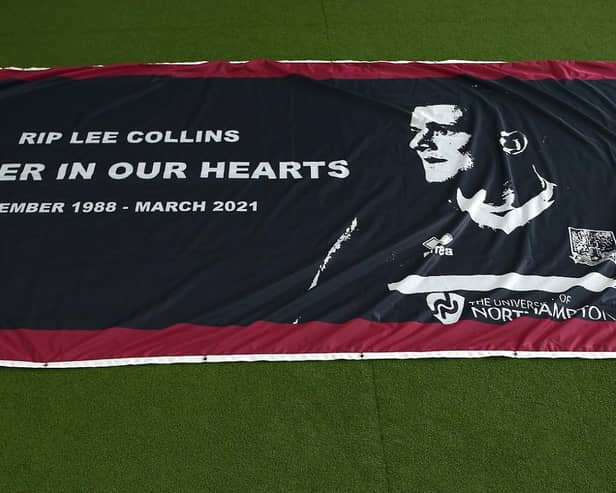 Lee Collins played for Cobblers between 2013 and 2015.