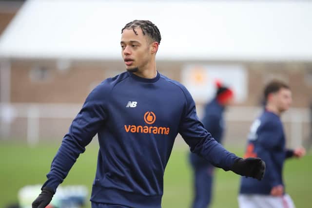 Tre Mitford has signed up for another season with Brackley Town. Picture by Peter Short
