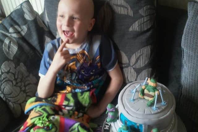 Jacob was diagnosed with acute lymphoblastic leukaemia when he was five.