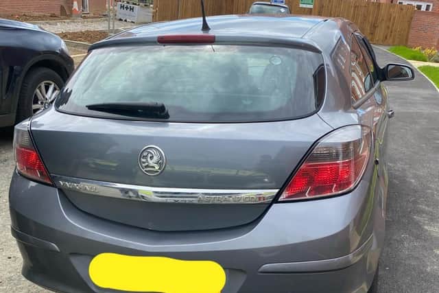 Ebert was stopped on the A43 in Moulton.