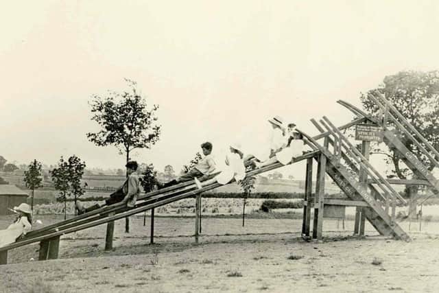 The original Wicksteed Park slides