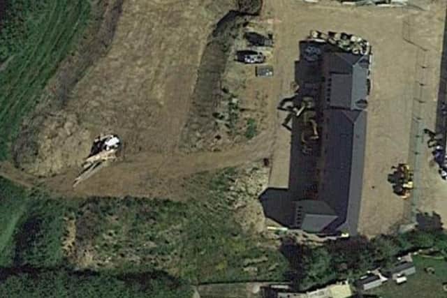 Plot 1 Tythe Farm off Holdenby Road between East Haddon and Holdenby. Photo: Google