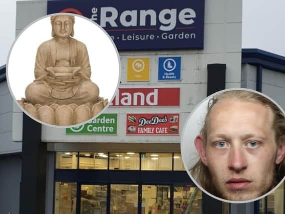 Callum Gordon made off with a Buddha statue (picture for illustrative purposes) from The Range