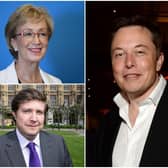 South Northamptonshire MP Andrea Leadsom and Northampton South MP Andrew Lewer have written to Tesla boss Elon Musk asking him to consider Northamptonshire for any new factory. Photos: Getty Images