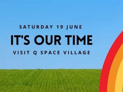 'It's Our Time' virtual event poster.
