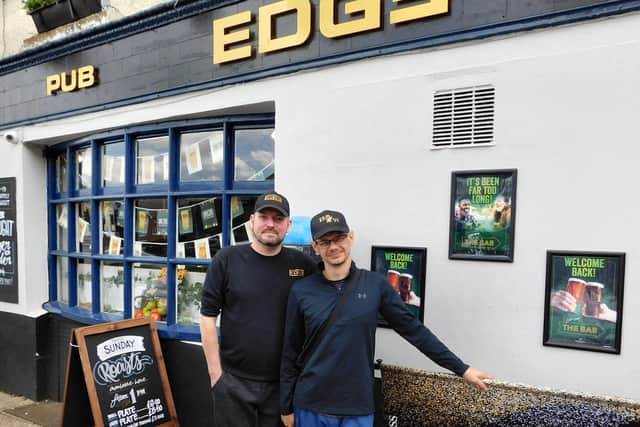 Martyn Edwards and Craig Ryan also run the Edge of Town pub.