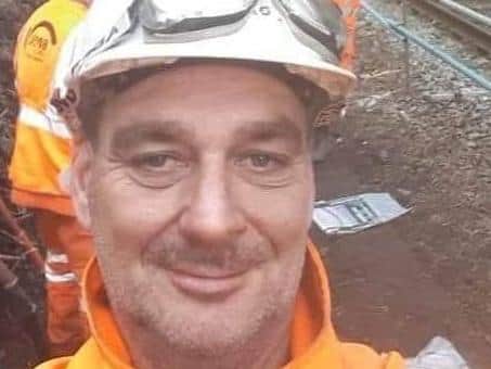 Dad-of-two Aden Ashurst was hit by a train while working on the track near Northampton in April last year