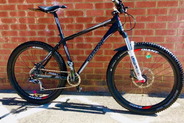 The stolen Giant bike