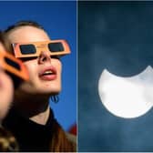 A partial eclipse was seen over the UK today.