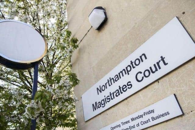 A Northampton man has beeen charged with committing three alleged burglaries in Moulton over the course of six days last week.