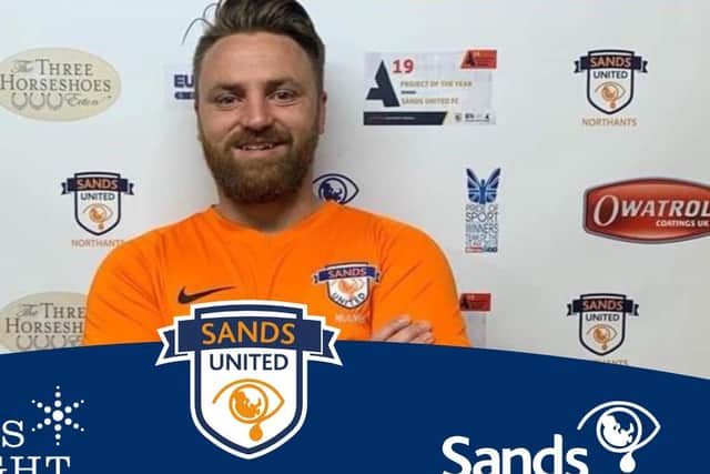 Rob Allen has been recognised for his work to set up Sands United FC.
